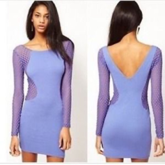 Motel Rocks Periwinkle Body-Con Dress - Picture 6 of 6